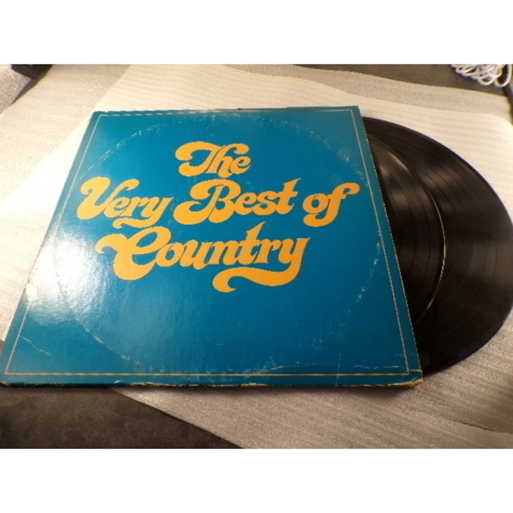 The Very Best of Country 2 LP Vinyl Record Set Columbia House  1975 Compilation